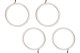 Halo Lights LED 150mm/160mm Red Four Diode Dynamics DD2278