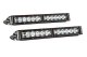 12" LED Light Bar Single Row Straight Clear Flood pr Stage Series Diode Dynamics