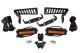 For Jeep JL 2018-19 Stage Series 6" Cowl LED Kit Amber Flood Diode Dynamics