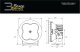 Worklight SS3 Sport Yellow SAE Fog Round Single Diode Dynamics DD6142S