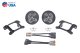 SS3 LED Fog Light Kit for 11-14 Dodge Charger WHT SAE/DOT Fog Pro Diode Dynamics