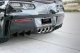 2014-2019 C7 Corvette Rear Diffuser Fins 6PC