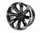 Fab Fours 1710-24270B FF521 Series Black Wheel