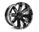Fab Fours 1710-24270B FF521 Series Black Wheel