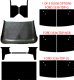 1935-36 Ford Truck QuietRide Solutions AcoustiTrunk ABS Interior Kit with Molded Headliner and Do...
