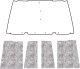 1997-2006 Jeep Wrangler TJ AcoustiHood Under-Hood Insulation and Sound Barrier Kit by QuietRide S...
