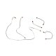 1965-1966 AMC Marlin The Right Stuff Pre-Bent Steel Front Brake Line Kit with Power Discs