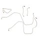 1968-1969 AMC Ambassador The Right Stuff Front Brake Hydraulic Line Kit