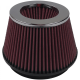 Air Filter For Intake Kits 75-2519-3 Oiled Cotton Cleanable Red S&B KF-1003