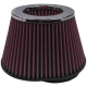 Air Filter For Intake Kits 75-3026 Oiled Cotton Cleanable Red S&B KF-1009