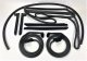 1978-1982 C3 Corvette T-Top / Door Weatherstrip Kit - 9 pieces