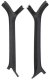 1973-91 Chevrolet / GMC  Pickup/Blazer/Jimmy/Suburban  Inner Front Pillar Post Moldings Pair (RH ...