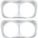 1968 Impala / Caprice / Bel Air / Biscayne  Front Headlamp Bezels