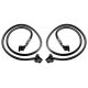Metro SUPERsoft (LM 21-K) Rear Door Seals For 1965-66 Chevrolet Caprice & 1966 Impala