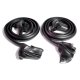 Metro SUPERsoft (LM 22-C) Molded Door Seals w/ Clips & Molded Ends For 1982-1992 Chevrolet Camaro