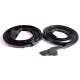 Metro SUPERsoft (LM 23) Molded Door Seals (Steel Core, White Clips) For 1968-1970 Dodge Charger