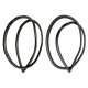 Metro SUPERsoft (LM 23-Q) Rear Door Seals For 1966-1970 Dodge Coronet