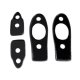 Metro SUPERsoft (MP 478) Trunk Hinge Pads 4-Piece Set For 1936 Cord 810