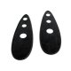 Metro SUPERsoft (MP 546-C) Headlight Pads For 1937 Chevrolet Master & Master Deluxe