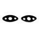 Metro SUPERsoft (MP 837-B) Door-Handle Pads (1 ¼ × 2 ½ in) For 1935 Packard Model 120-A