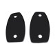 Metro SUPERsoft (MP 991-RR) Headlight Bar Pads For 1930-31 Pontiac Model 401 & 6-30 B
