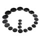 Metro (PK 600) Black Plastic Flush Mount Hole Plugs For Universal Applications (See Components Li...
