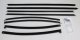 1969 Skylark 2 Door Hardtop Authentic Window Felts Whiskers Kit (8pcs)