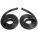 Metro (RR 8120) Basic Black Weatherstrip Kit (2-Door Hardtop) For 1961 Pontiac Bonneville & Ventu...