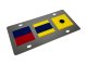 Custom Nautical Flag Steel License plate