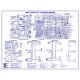 1963 C2 Corvette Wiring Diagram by Lectric Limited - Fully Laminated, 22"x17"