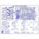 1964 C2 Corvette Lectric Limited Wiring Diagram - Fully Laminated 22"x17"