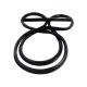 Metro SUPERsoft (VWS 7308) 146-½″ One-Piece Vulcanized Windshield Seal For 1949-1952 Chevrolet Fl...