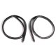 Metro SUPERsoft (WR 2301-R) Rear Vent-Window Seals For 1940 Chrysler Crown Imperial & New Yorker