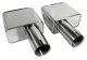 1970-1972 C3 Corvette Exhaust Extensions Stainless Steel