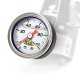 XDP 1.5 Inch Mechanical Pressure Gauge Universal 0-100 PSI for Fuel Air and Oil