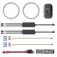 2012-2020 Jeep Wrangler XK Glow 2x120mm RGB Switchback Halo Million Color Smartphone Controlled L...
