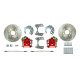 The Right Stuff Performance Rear Disc Brake Conversion Kit for Ford 8" & 9" Rear End with Small B...