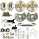 1967-1969 Ford Mustang/ Fairlane Front Manual Disc Brake Conversion Kit by The Right Stuff Requir...