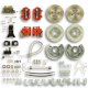 1967-1969 Ford Mustang The Right Stuff 4 Wheel Disc Brake Conversion Kit with Auto Transmission