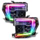 For 2019-2020 GMC Sierra ColorSHIFT RGB+W Headlight DRL Upgrade Oracle