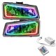 Ford Mustang 2018-2019 ORACLE ColorSHIFT Halo Kit w/ DRL