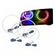 For BMW X3 2004-2009 ColorSHIFT Halo Kit Oracle