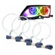 For BMW E46 1998-2004 ColorSHIFT Halo Kit Oracle