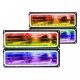For GMC Sierra 1988-1998 ColorSHIFT Dual Halo Kit Oracle
