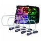 For Chevrolet Silverado 2007-2013 ColorSHIFT Halo Kit Square Style Oracle
