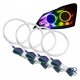 For Mercedes Benz ML 350/500 2006-2012 ColorSHIFT Halo Kit Oracle