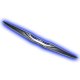 For Chrysler Illuminated LED Sleek Wing - Dual Intensity - Blue Oracle