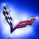 For Corvette C7 Rear Illuminated Emblem - (GAR) Oracle