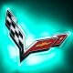 For Corvette C7 Rear Illuminated Emblem - Dual Intensity Oracle