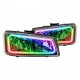 For Chevrolet Silverado 2003-2006 Square ColorSHIFT Dual Halo Kit Oracle